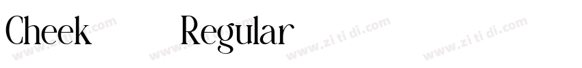 Cheekふぉんと Regular字体转换 Cheekふぉんと Regular字体转换